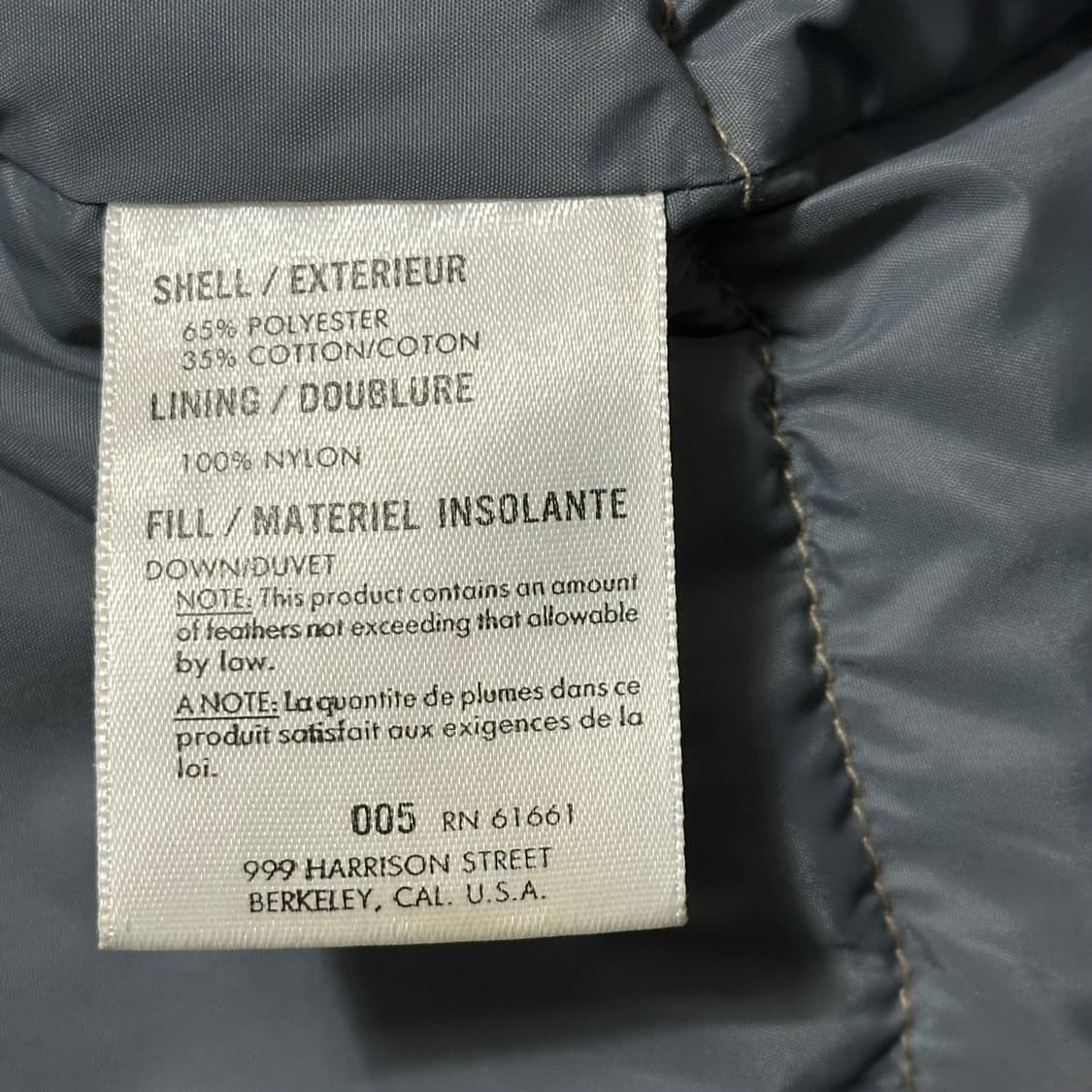 80s 노스페이스 다운 베스트 상품이미지6