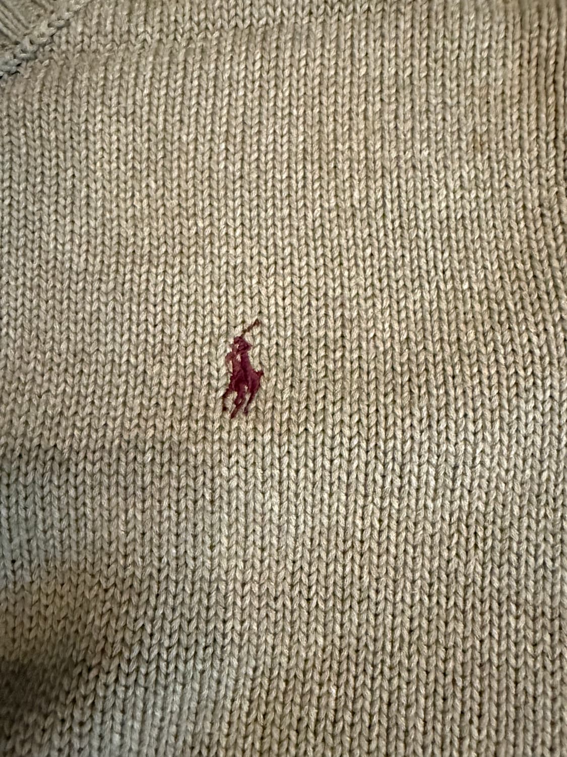 폴로 니트 조끼 L 상품이미지2