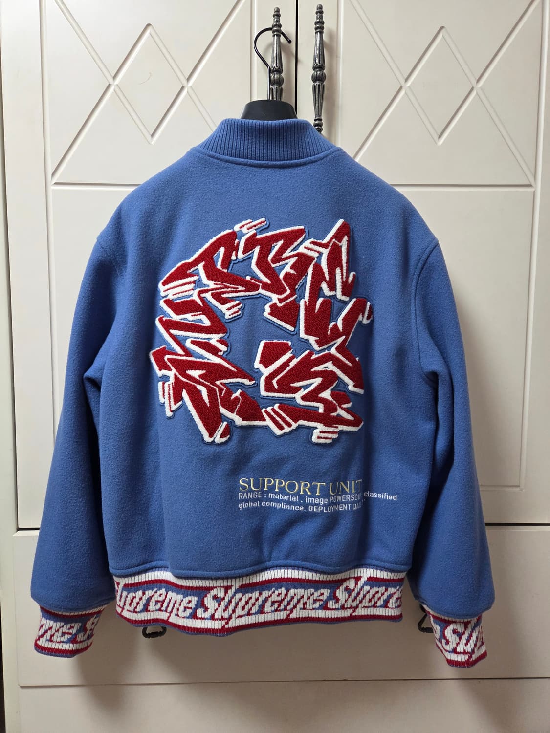 [S]슈프림 서포트 유닛 바시티 자켓 21FW 상품이미지2