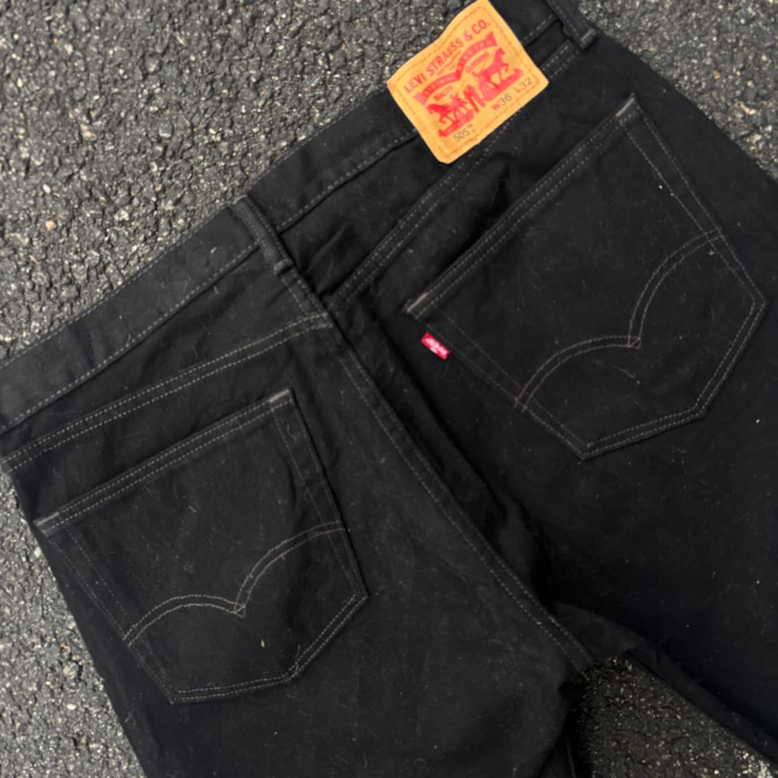 리바이스 505 블랙진 상품이미지9