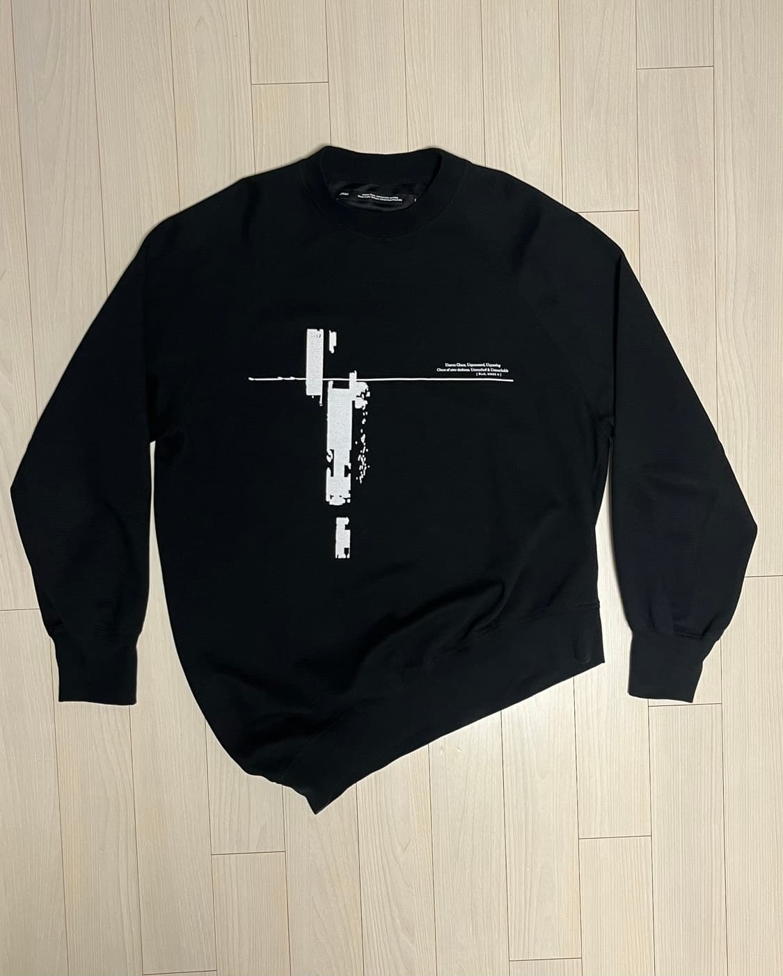 julius 22FW 사선 비대칭 스웻셔츠 상품이미지6