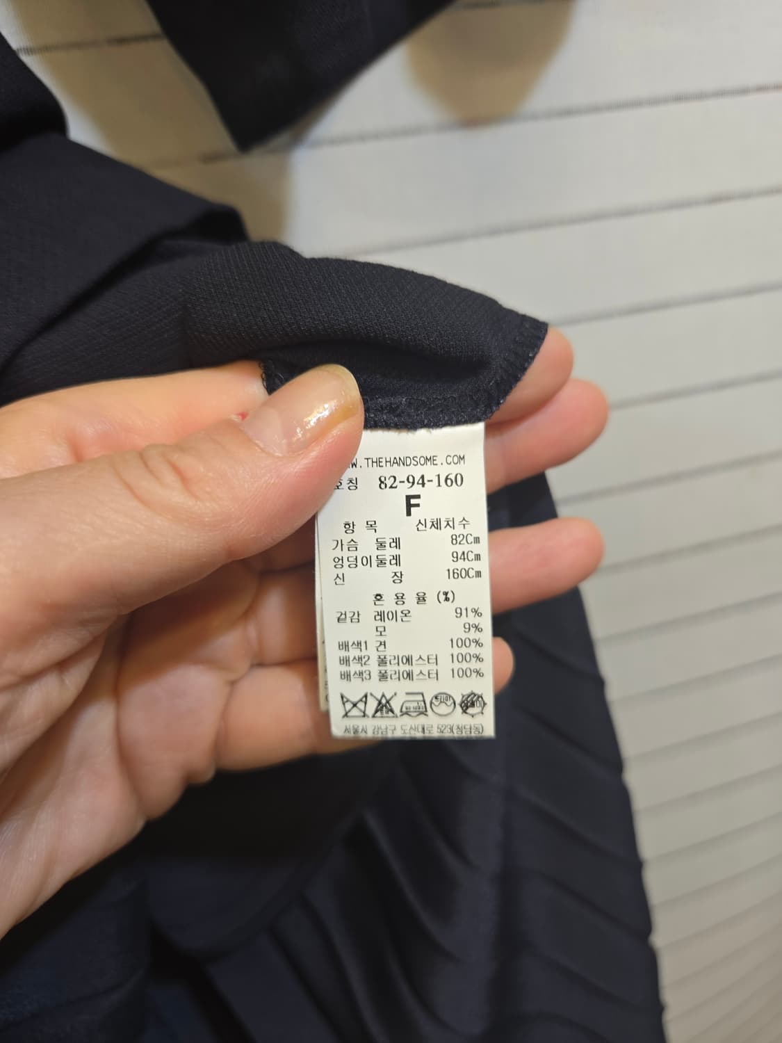 타임 후드 플리츠 롱 원피스 네이비 상품이미지7