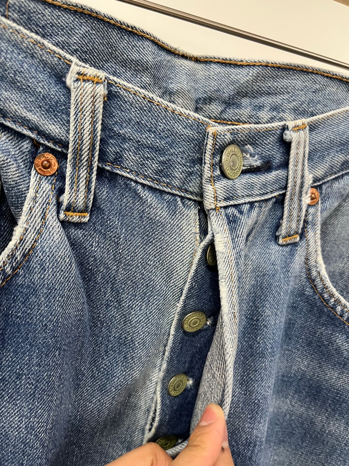 Levi's 501 70's 66후기 데님 상품이미지3