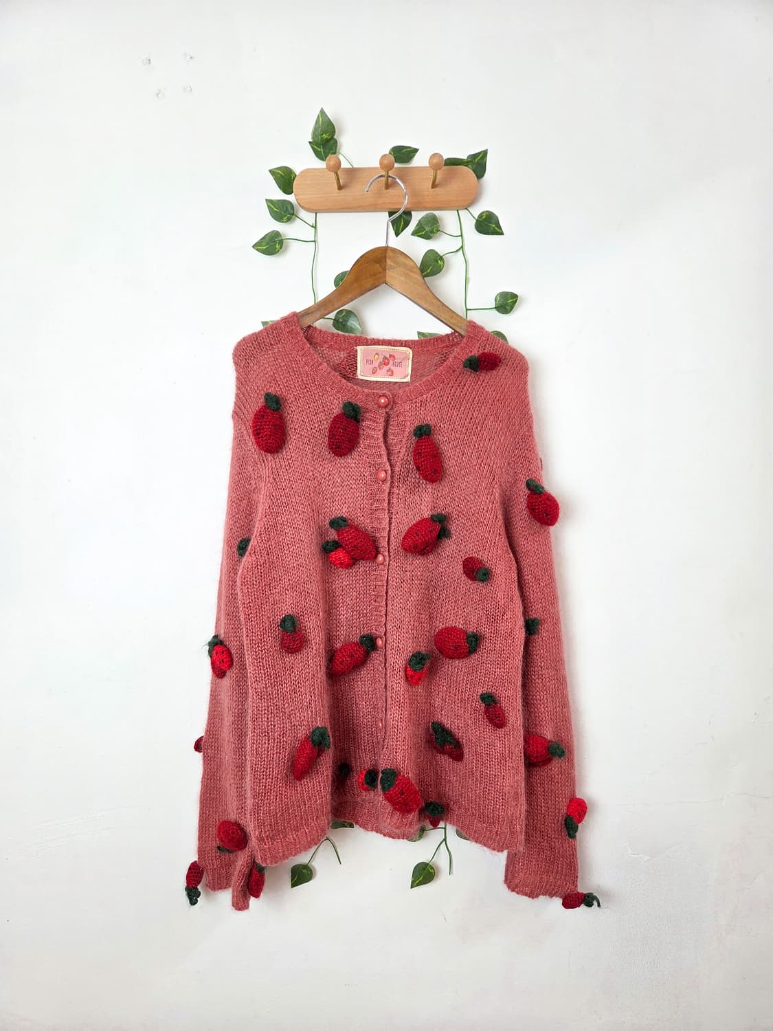 PINK HOUSE 딸기 가득 가디건 상품이미지1