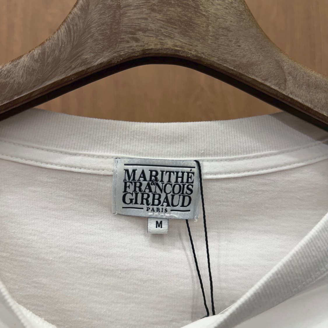 마리떼 프랑소와 저버 긴팔 티셔츠 로고 프린팅 디테일 레귤러핏 화이트 상품이미지6