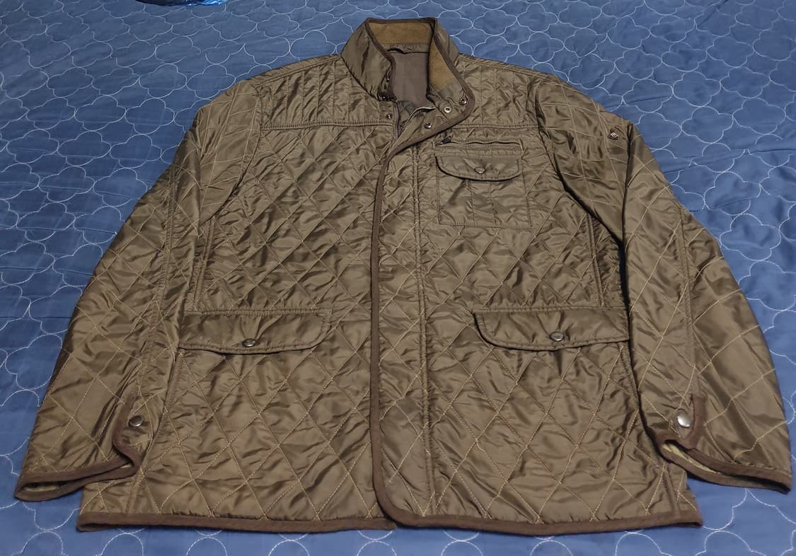 (빈티지) 헨리코튼 유틸리티 퀄팅 자켓 다크 올리브 (110) 상품이미지1