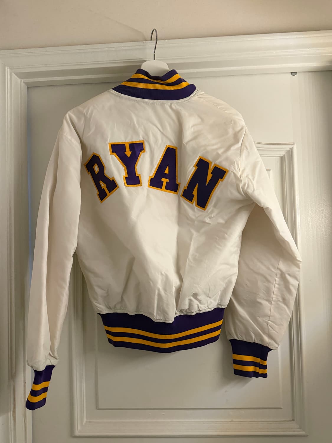 빈티지 화이트 스타디움 자켓 상품이미지4