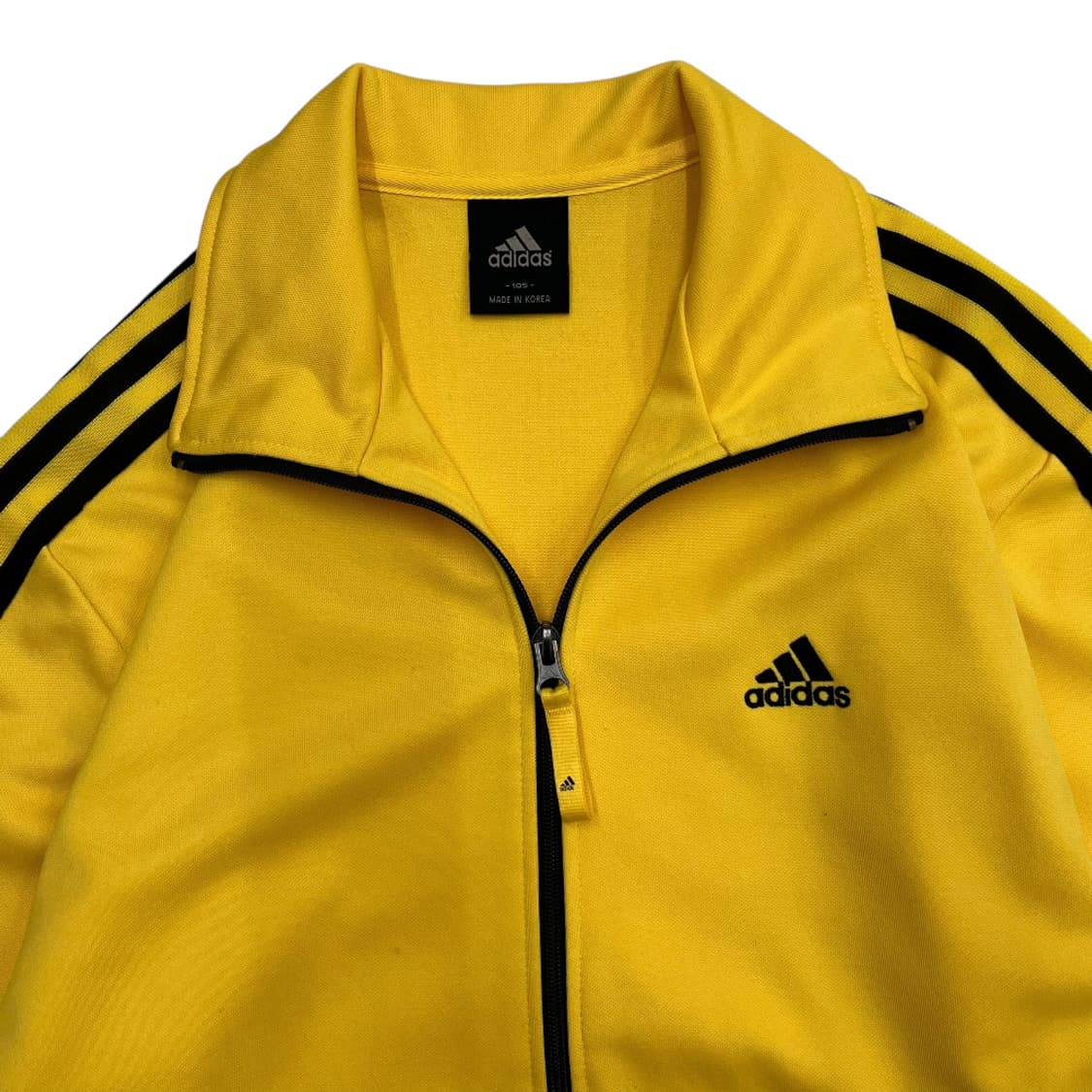 아디다스 에센셜 블랙라인 옐로우 트랙탑 105 상품이미지5