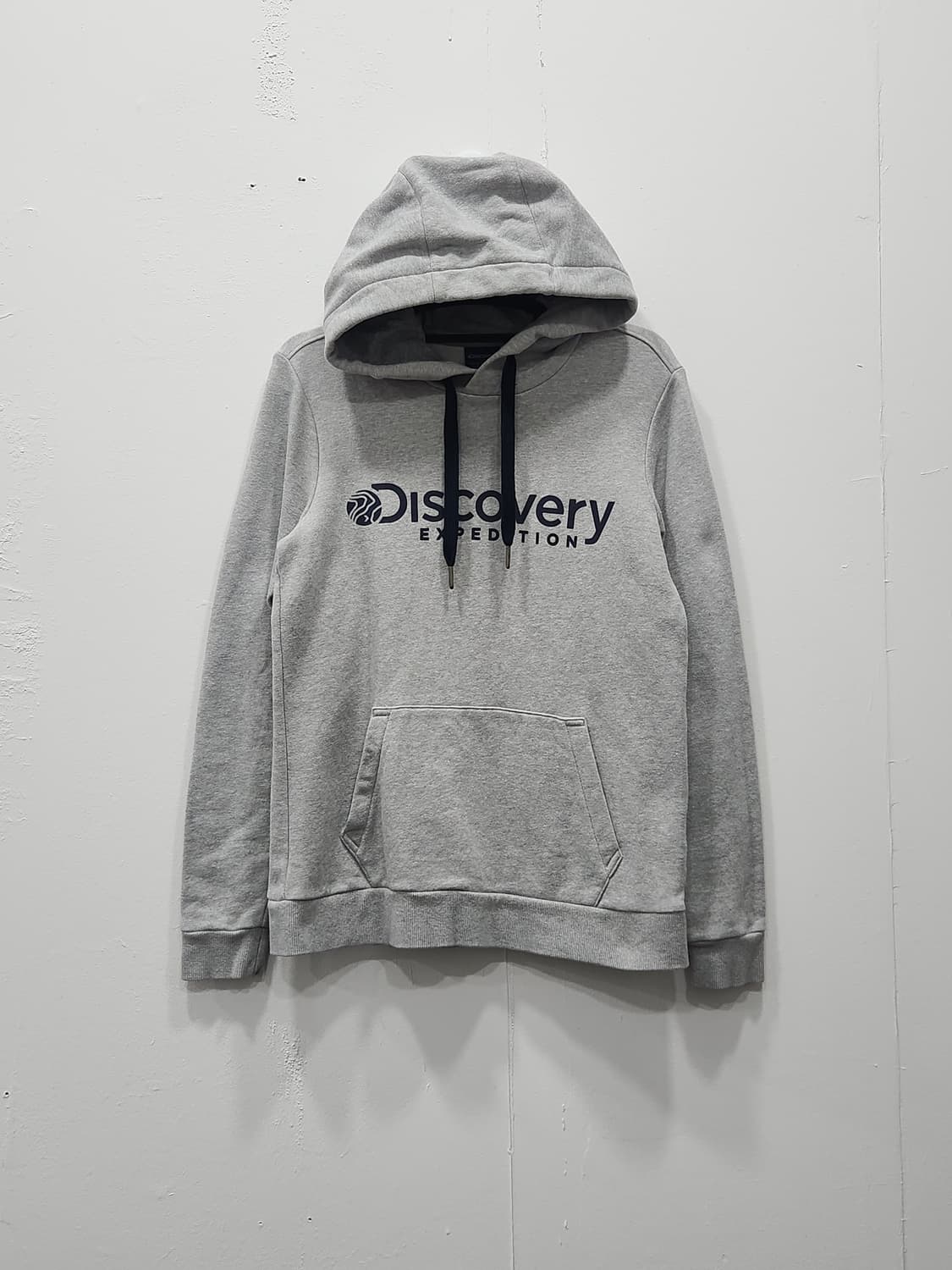 디스커버리 그레이 후드티 여성 90사이즈 상품이미지1