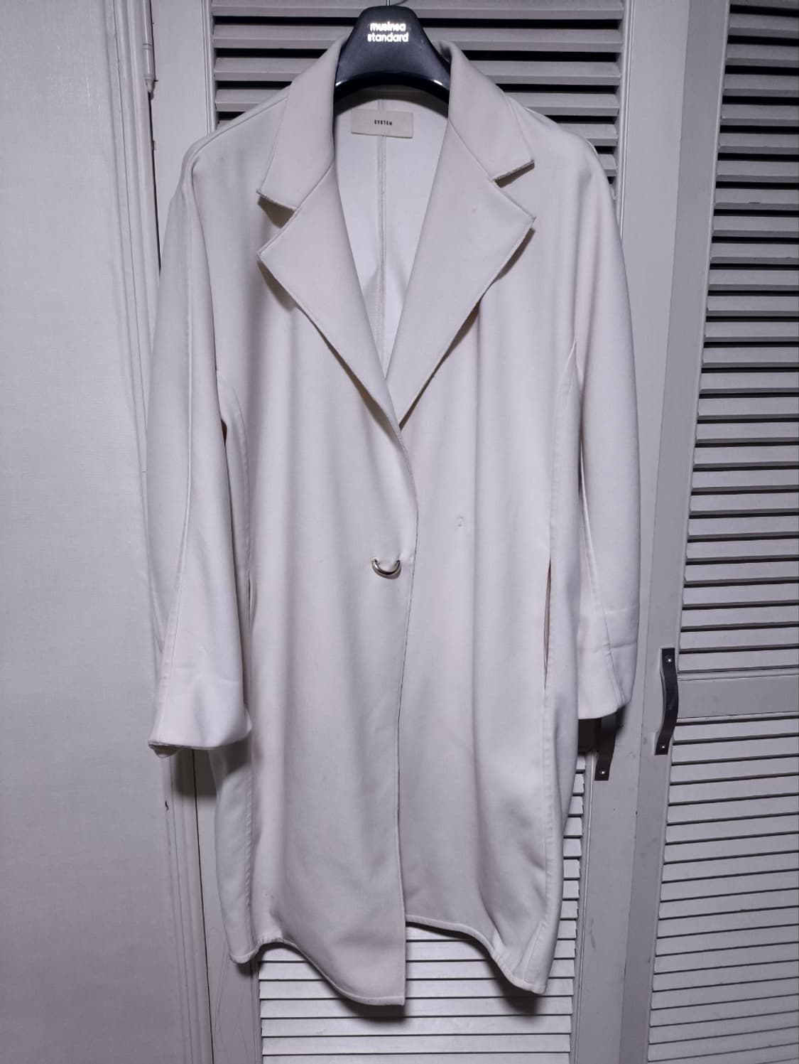 82 오버핏 한섬 시스템 혼방 오버핏 코트 상품이미지1