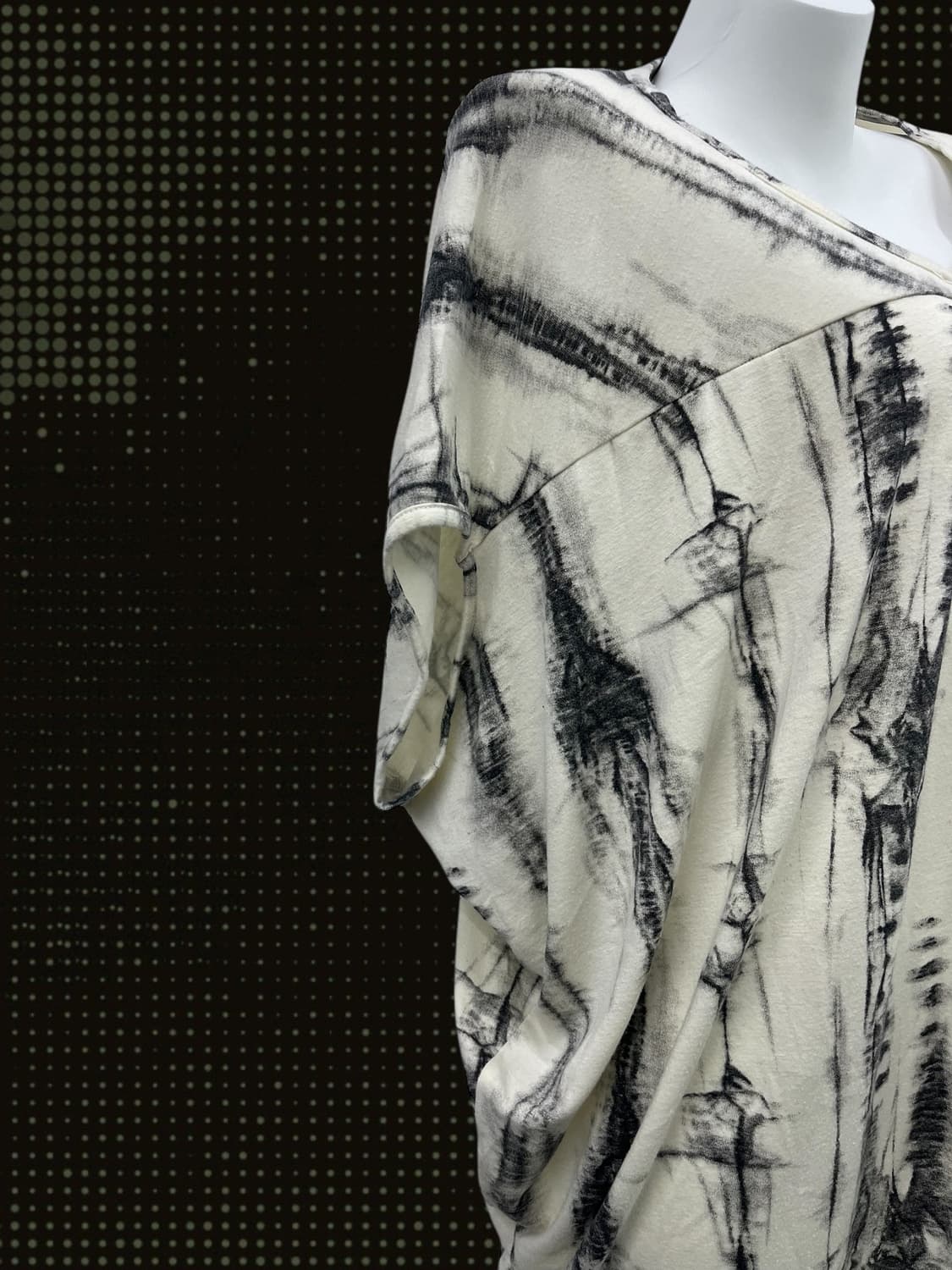 thorn shape tie-dyed t-shirt 상품이미지3