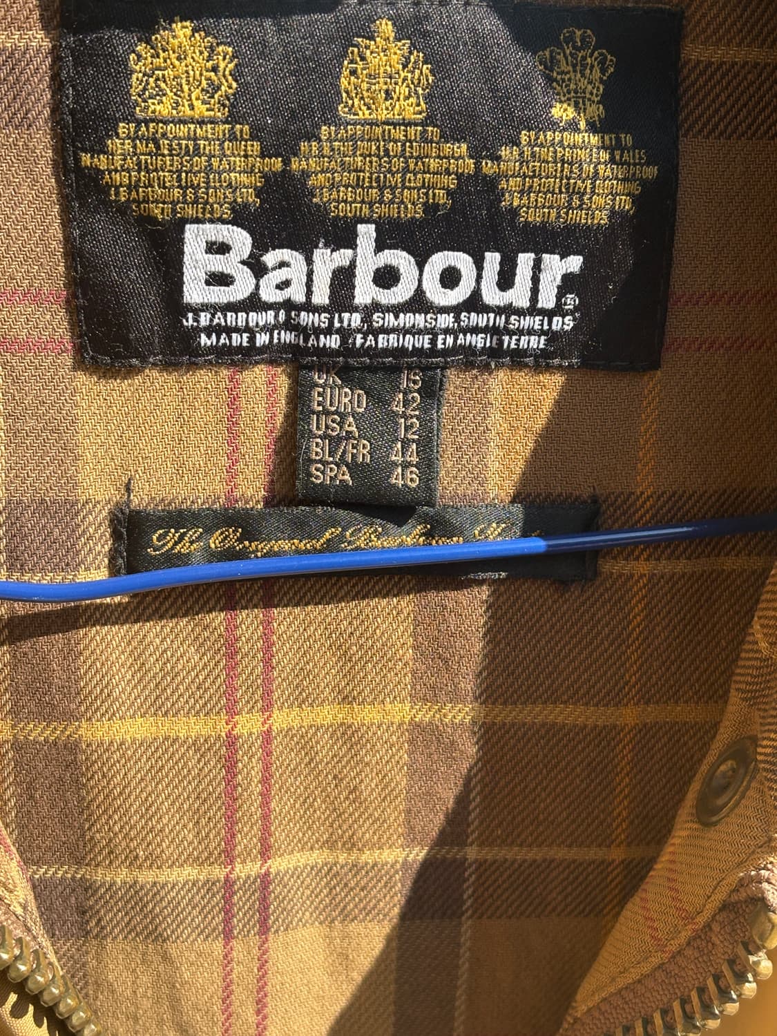 Vintage Barbour 올드 바버 헌팅 자켓 상품이미지2