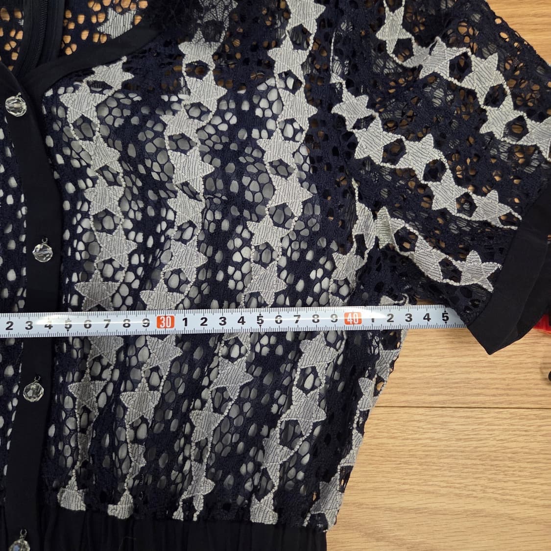 RENEE VON 레이스 원피스 네이비 상품이미지7