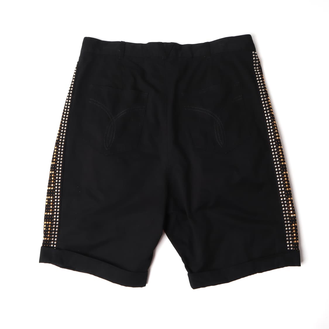 베르사체 x h&m 스터드 핀턱 쇼츠 블랙 상품이미지5