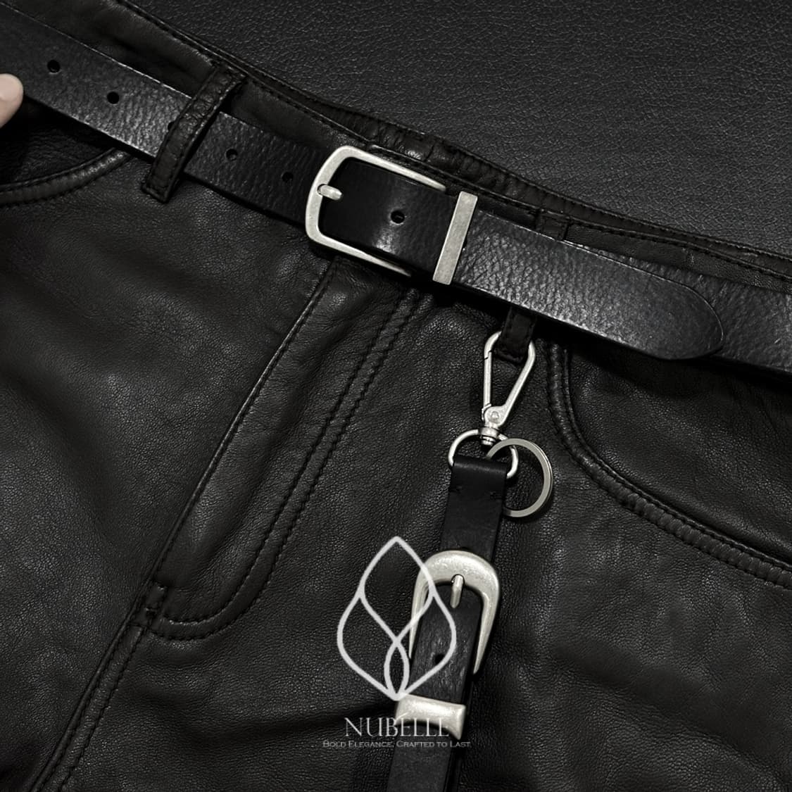 🌗 Antique buckle belt / 앤틱 버클 이태리 가죽 벨트 상품이미지2