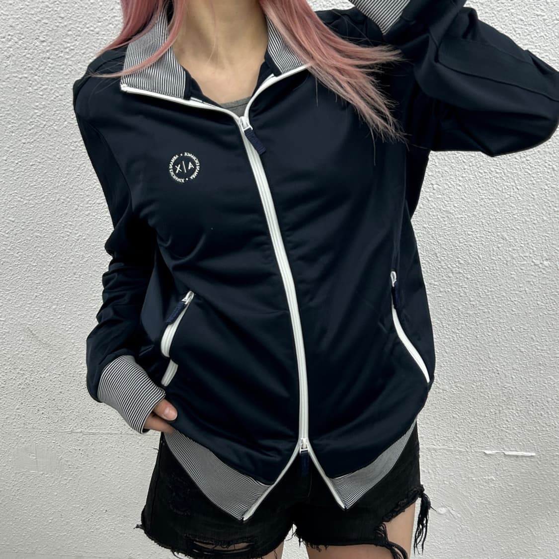 아르마니 익스체인지 네이비 집업 M 상품이미지1