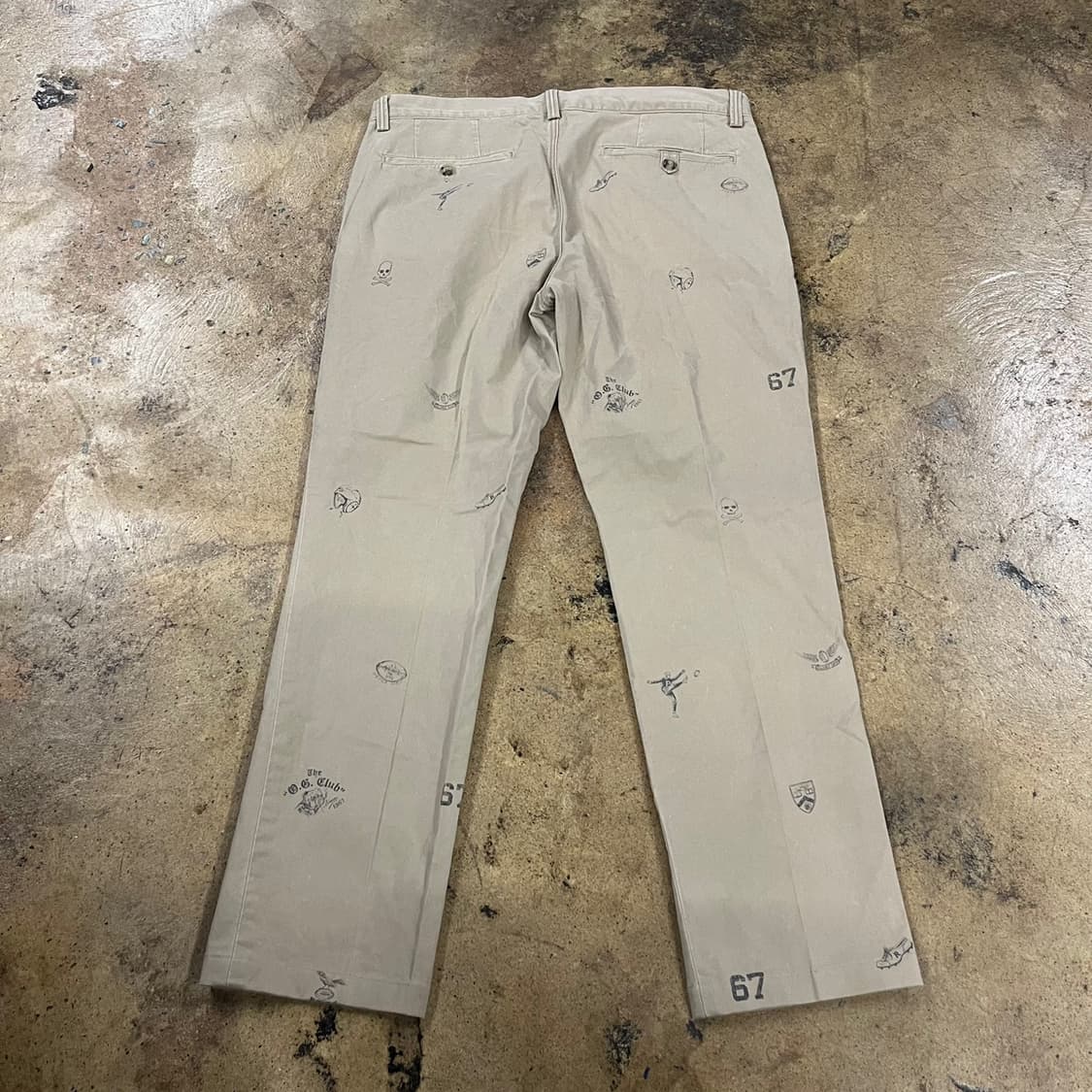 [정품] 폴로 랄프로렌 프린팅 치노 면바지 베이지 b14 상품이미지2