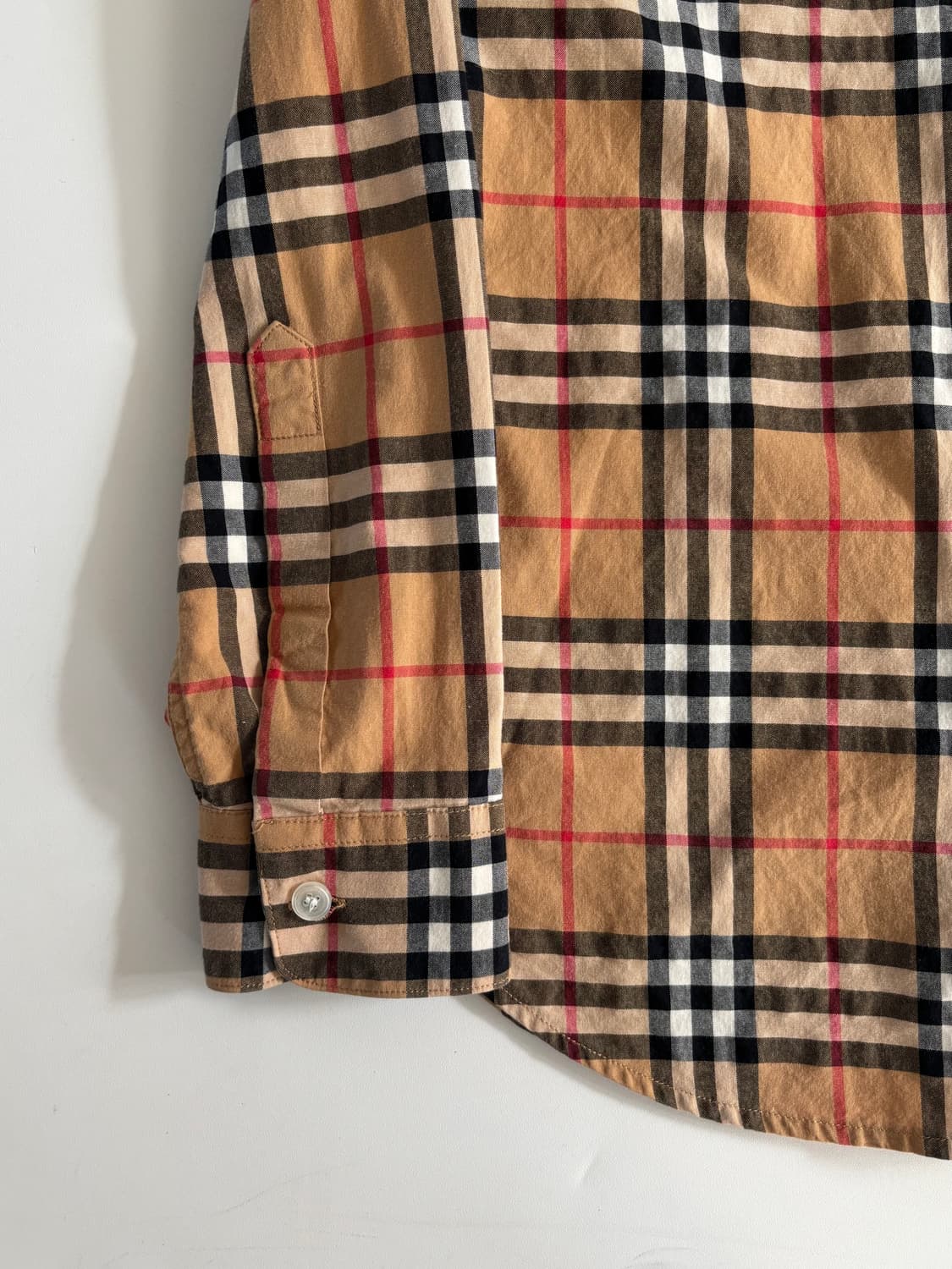 Burberry 버버리 릴렉스드 핏 체크 셔츠  상품이미지7