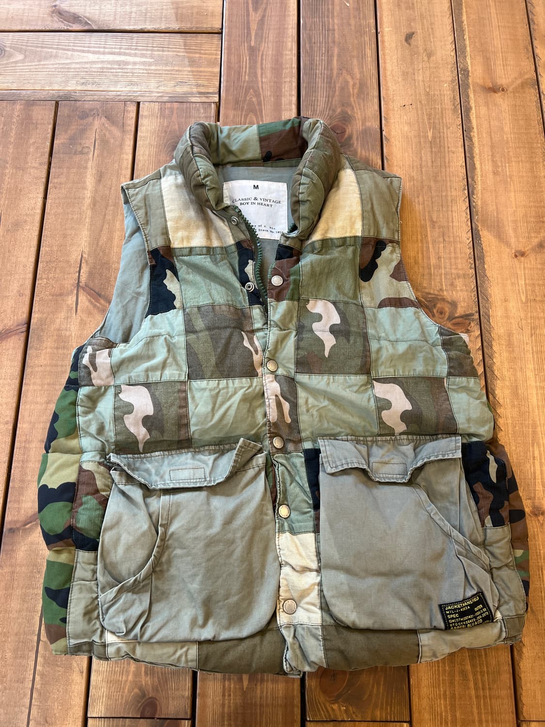 카모 캐치워크 베스트 패딩 상품이미지6