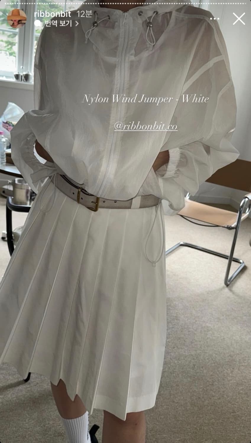 Ribbonbit Pleated Midi Skirt 리본빛 플리츠 스커트 상품이미지2
