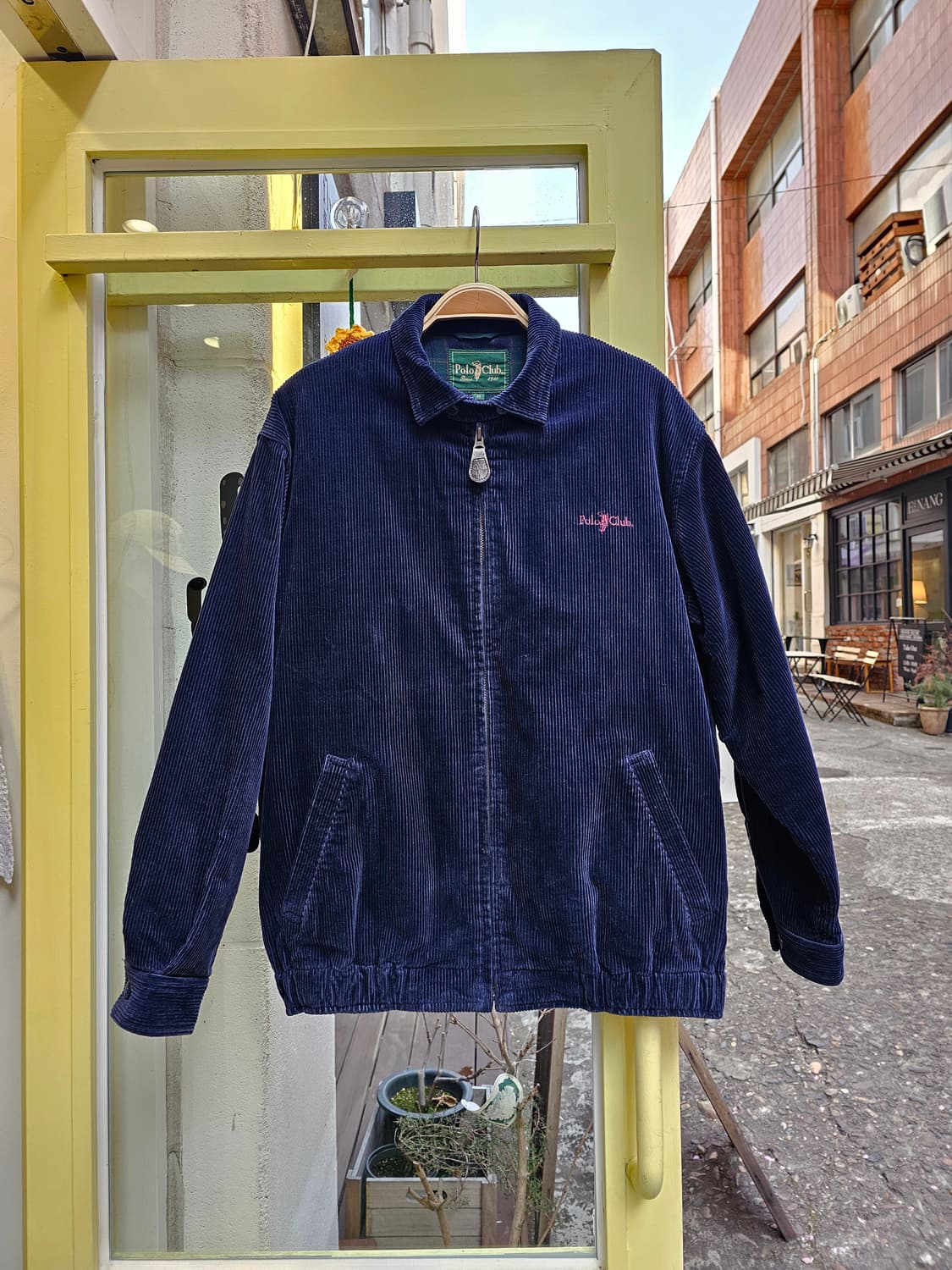 Polo club 네이비 코듀로이 블루종 상품이미지3