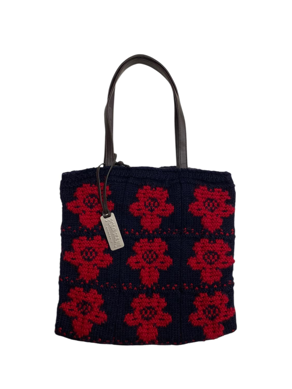 폴로 플라워 니트백 상품이미지1