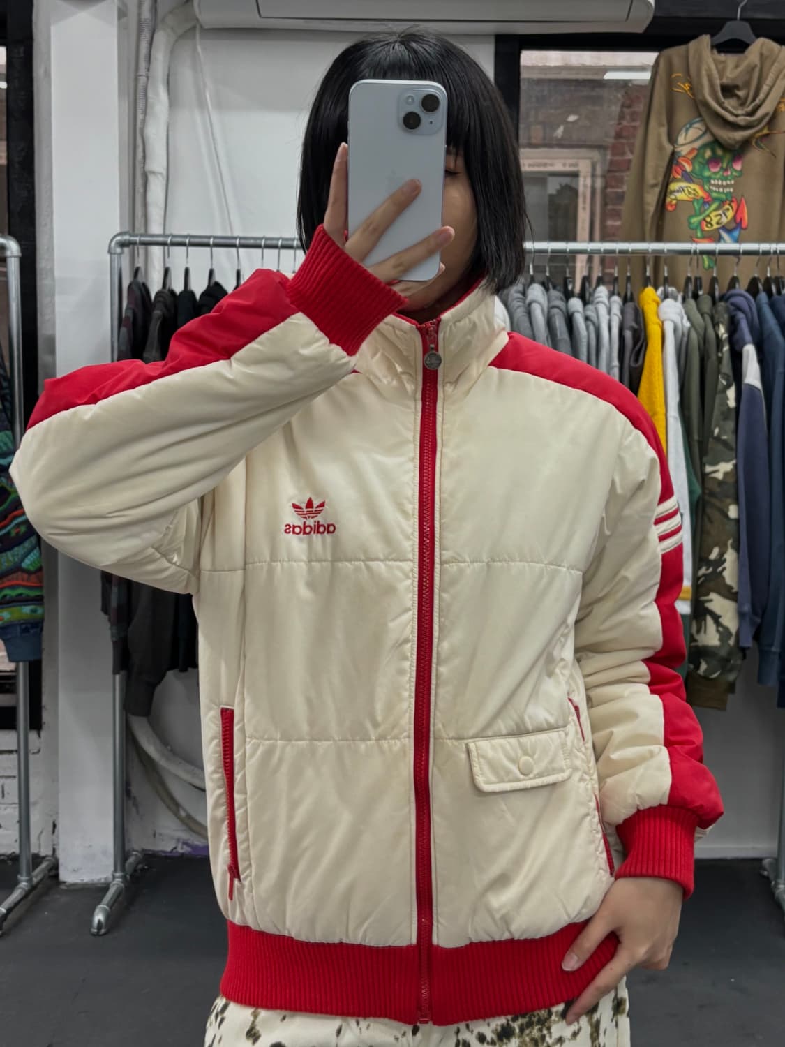 아디다스 80s 트레포일 푸퍼 자켓 상품이미지4