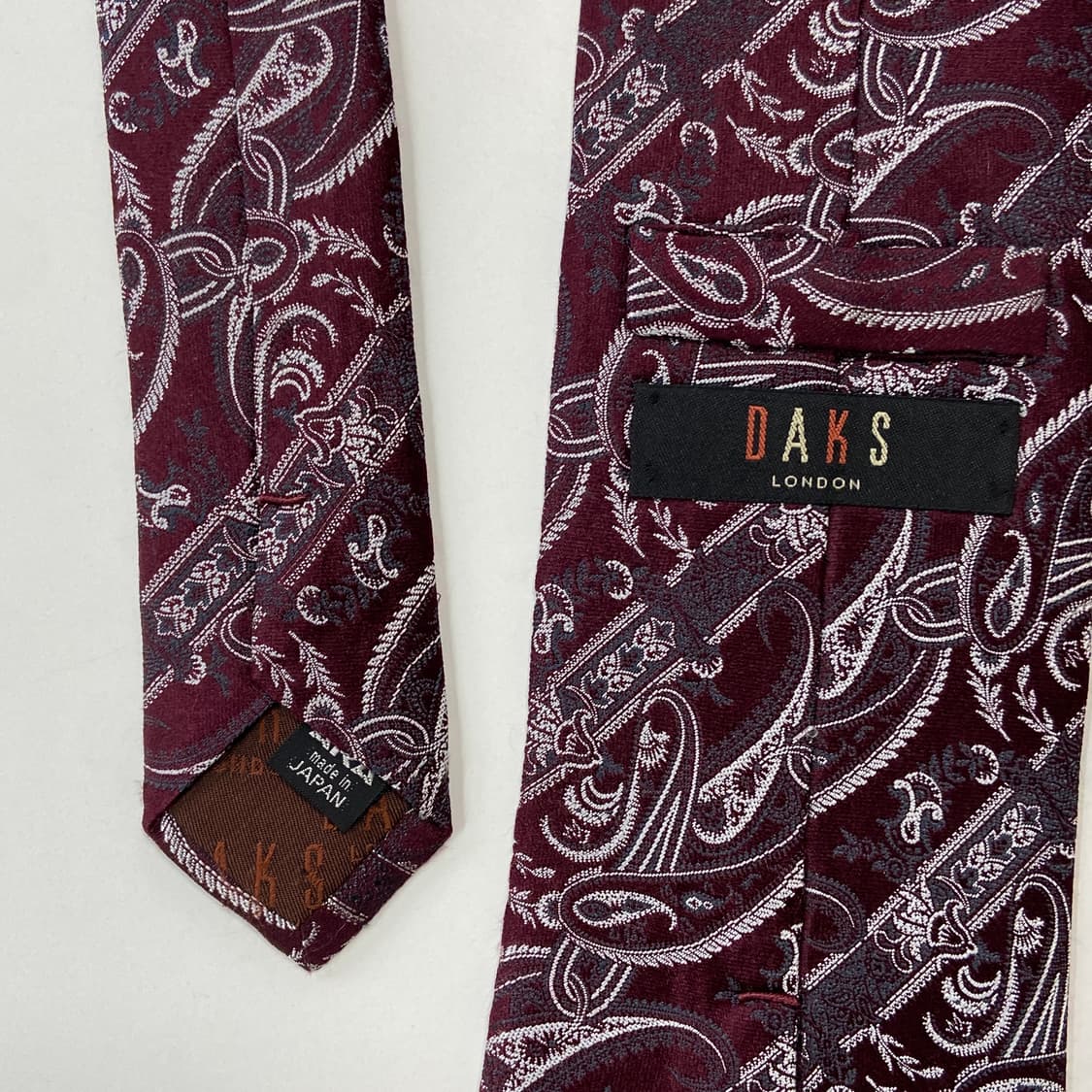 닥스 (DAKS) 명품 정품 페이즐리 넥타이 상품이미지7