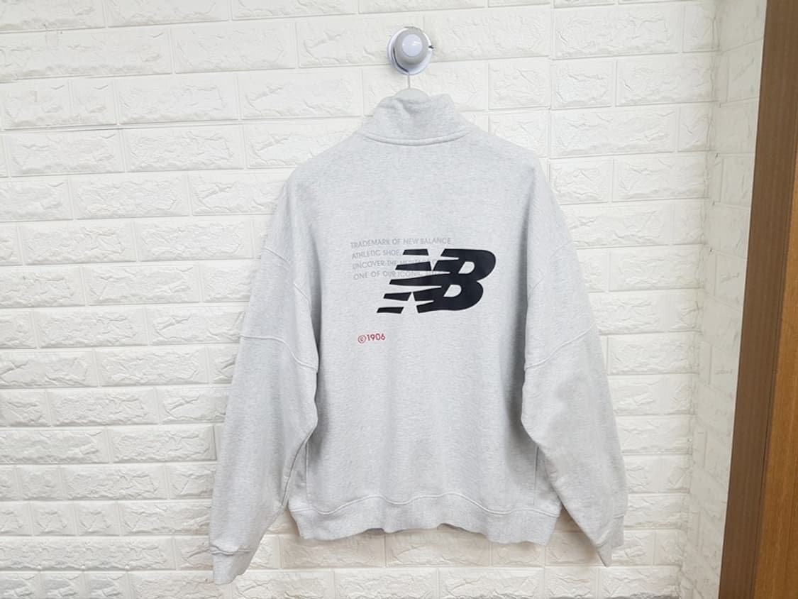 뉴발란스 하프 집업 맨투맨 남성M 95-100 상품이미지6
