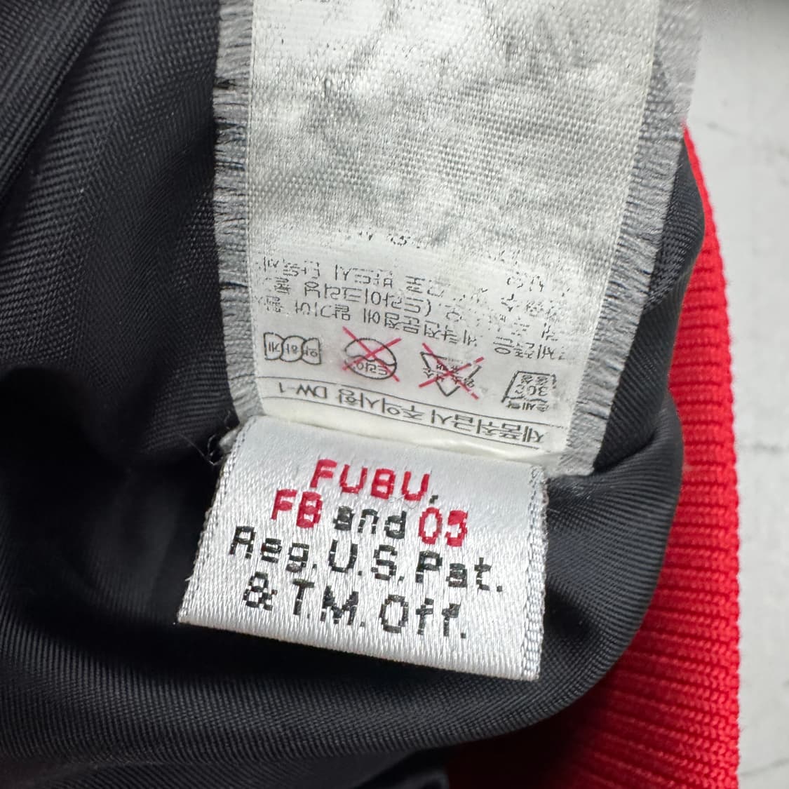 FUBU 후부 올드스쿨 빅로고 레이싱 패딩 상품이미지5