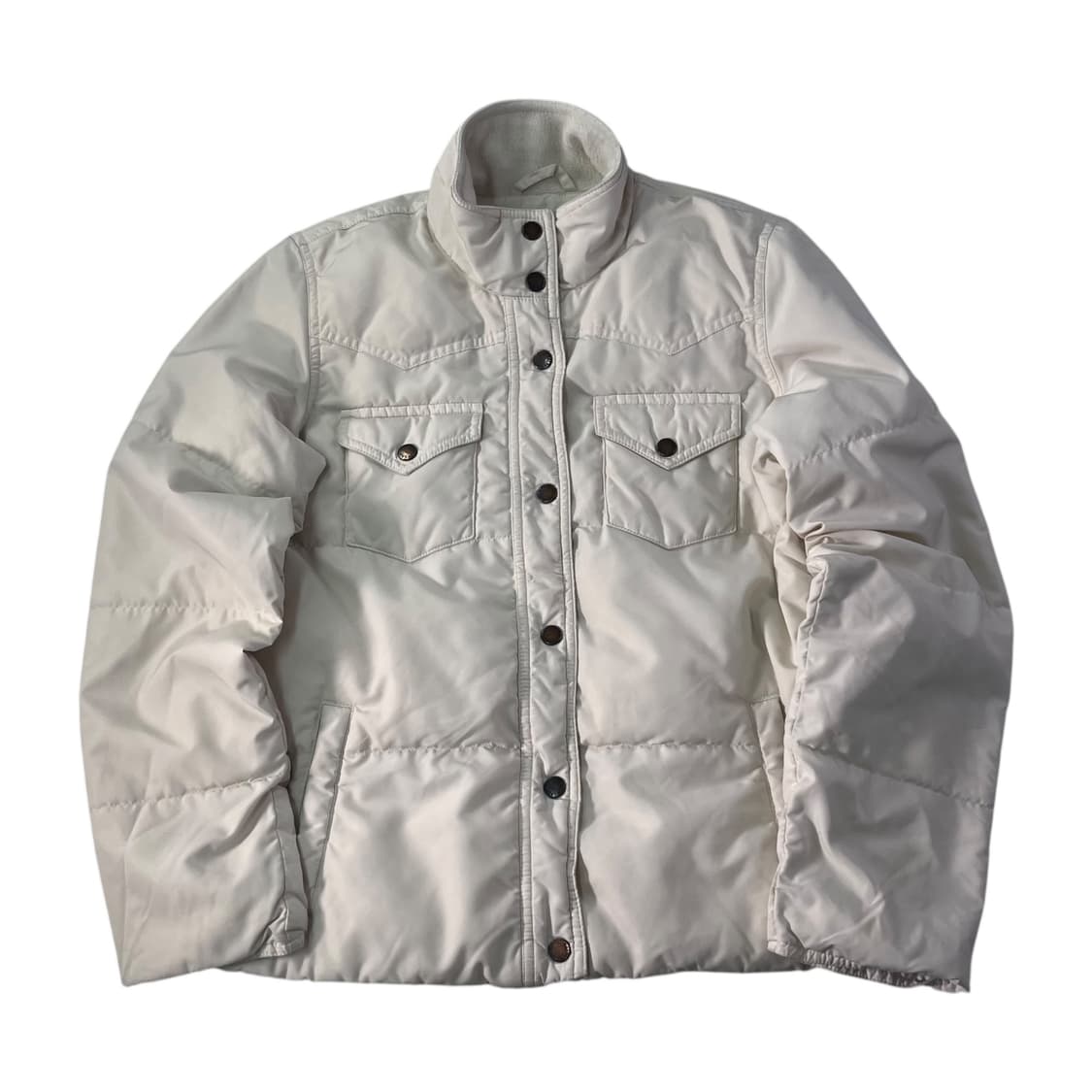 W 95 폴로 랄프로렌 투포켓 여성 화이트 패딩 상품이미지1