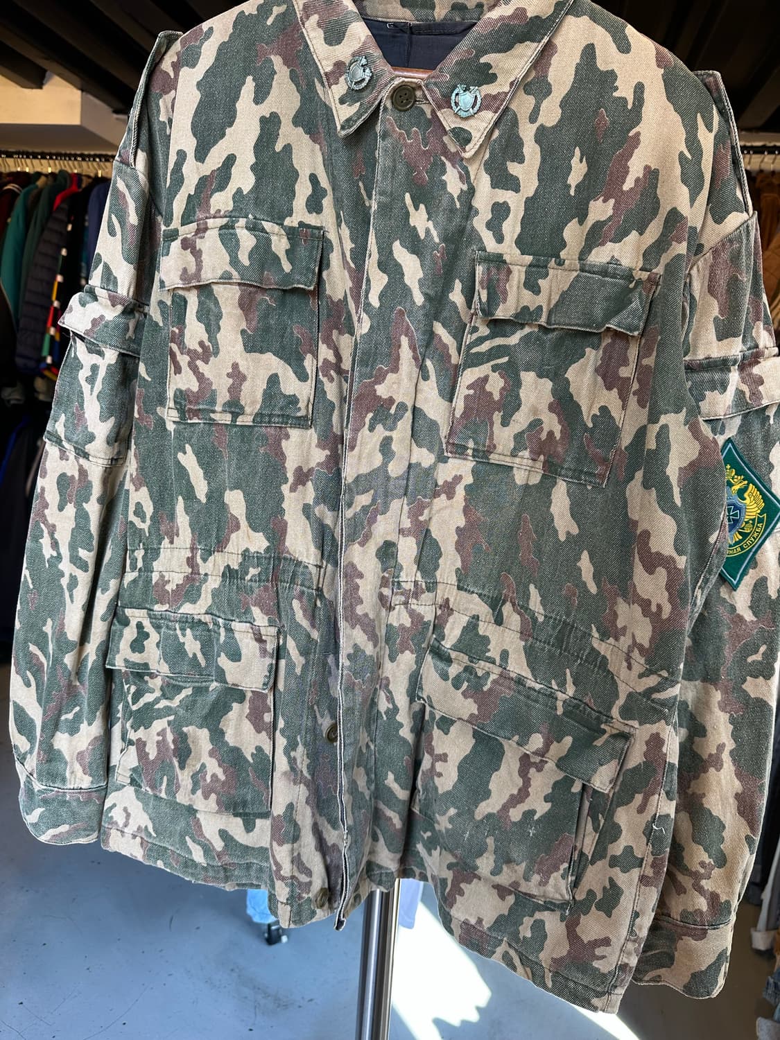 90s 러시아군 Russian army 페이드 카모 필드 자켓 상품이미지4