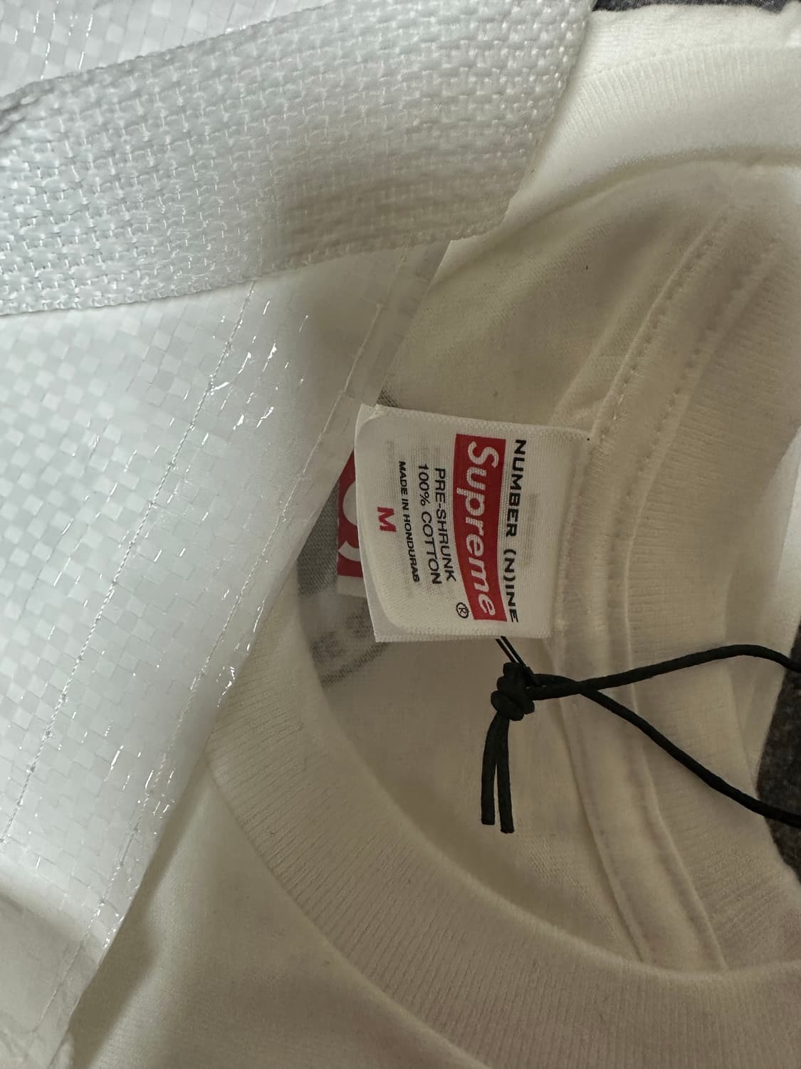 슈프림 x 넘버 나인 맨슨 티셔츠 화이트 M 새상품 상품이미지4