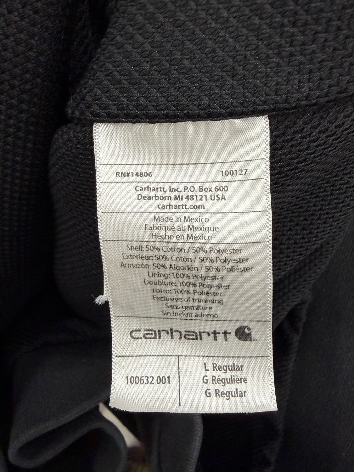 칼하트 써멀 후드집업 차콜 상품이미지7