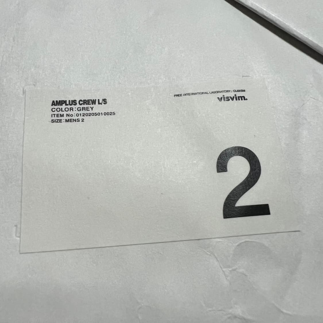 visvim 비즈빔 20ss amplus crew l/s 상품이미지5