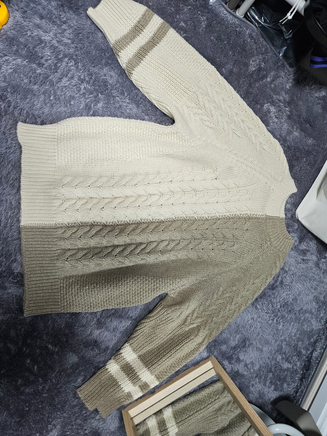 제로스트릿 2컬러 스웨터 원피스 새상품 팔아요 상품이미지3