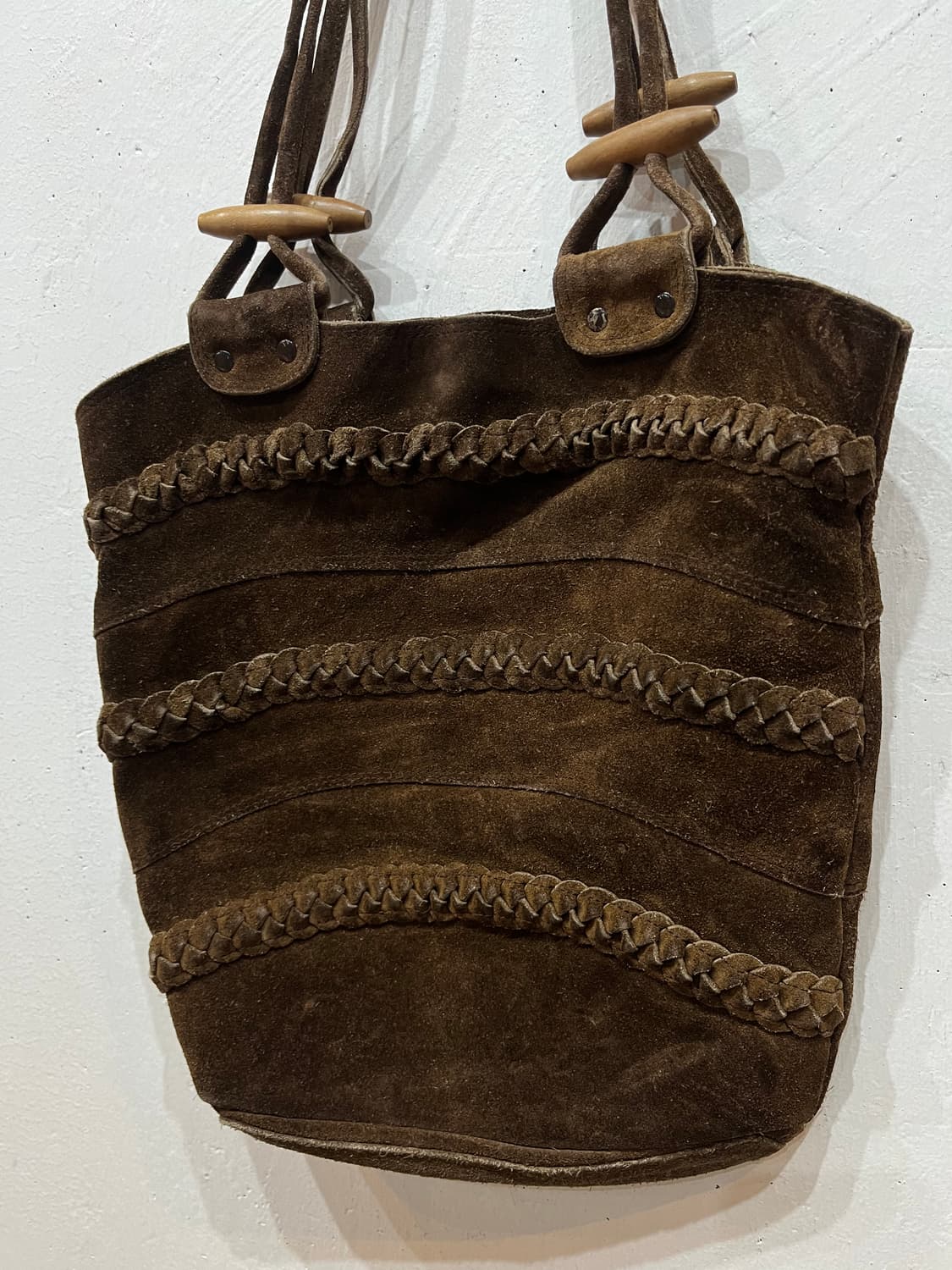 빈티지 웨스턴 리얼 스웨이드 숄더백 상품이미지2