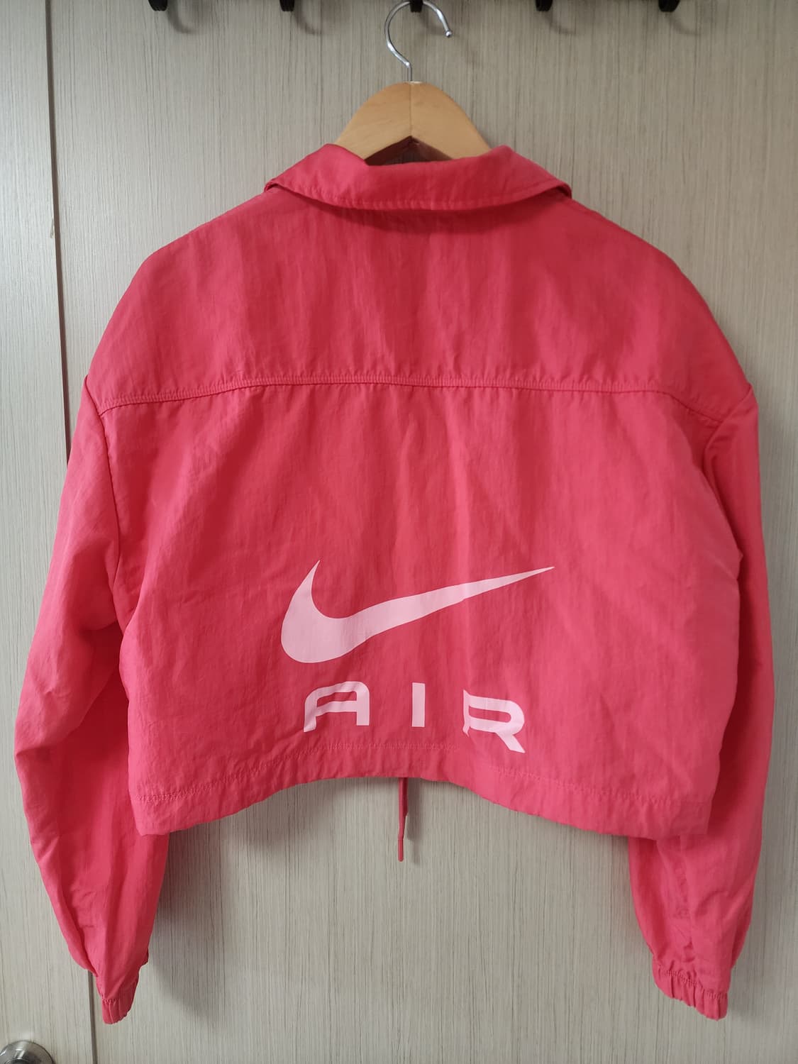 나이키 에어 크롭 셔츠 자켓 핑크 상품이미지2