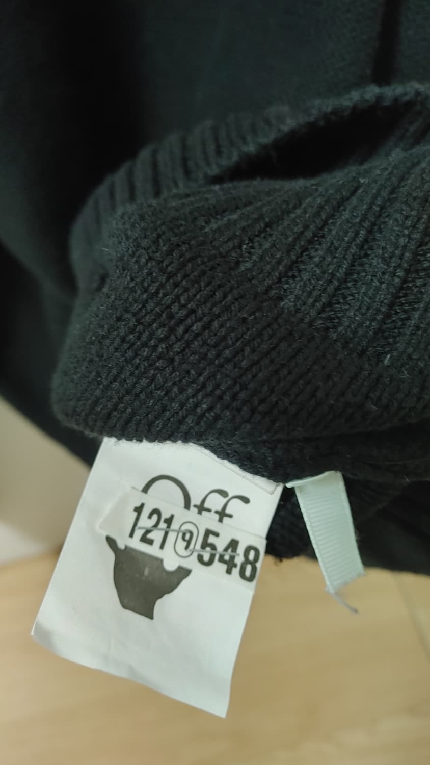 오프화이트 니트 L 상품이미지4