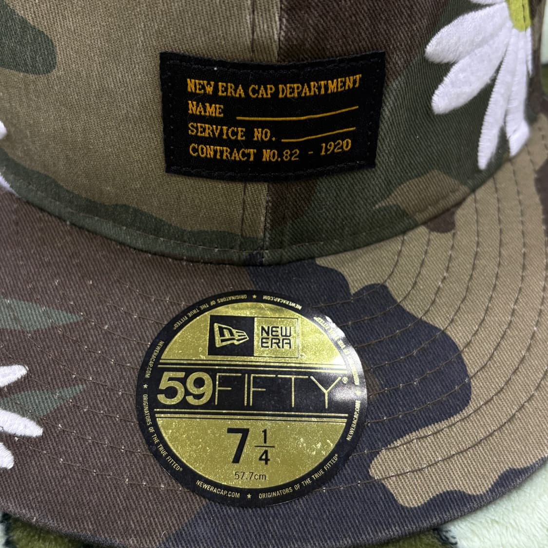 뉴에라 카모 플라워자수 스냅백 상품이미지4