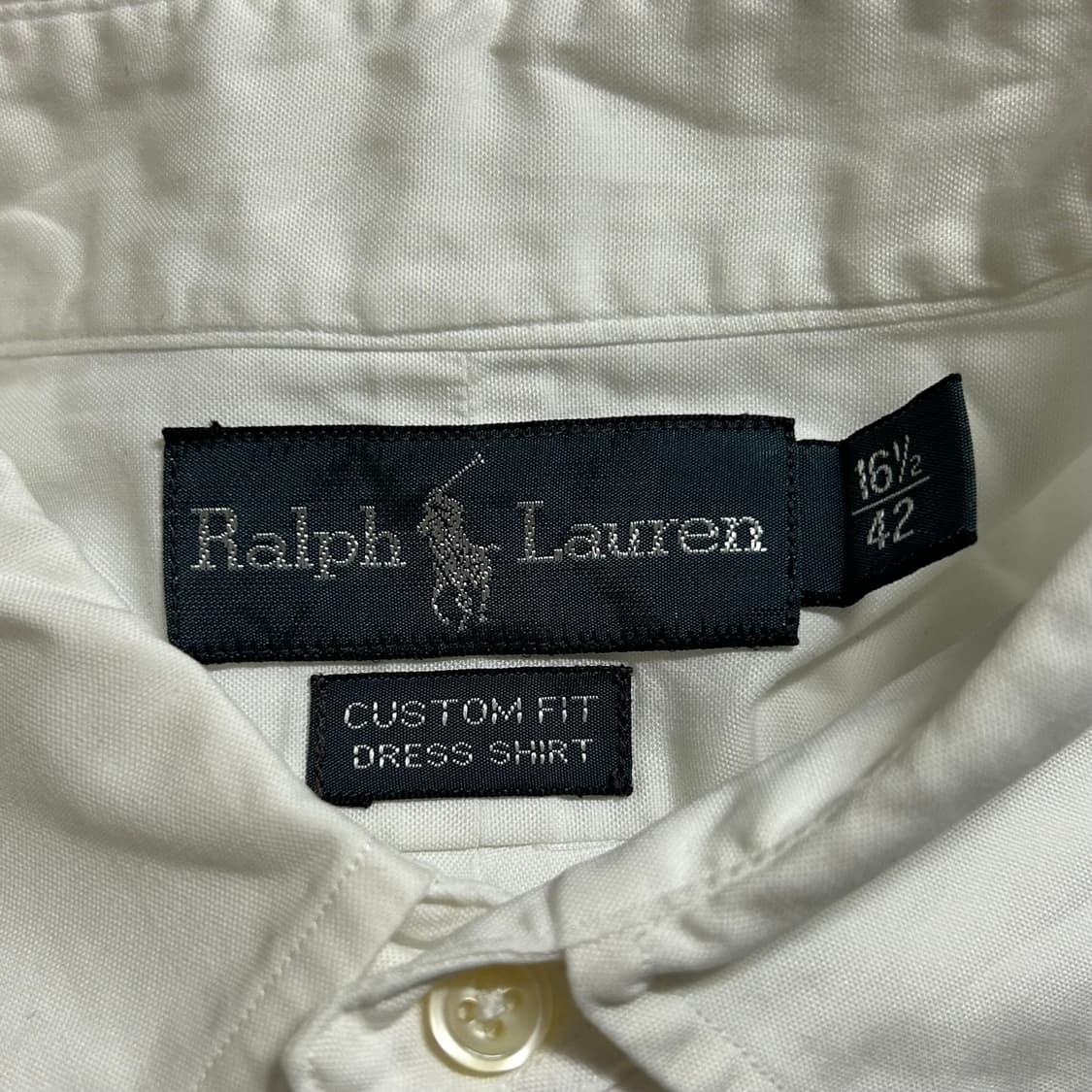 폴로 랄프로렌 멀티 로고 반팔 셔츠 화이트 L  상품이미지7