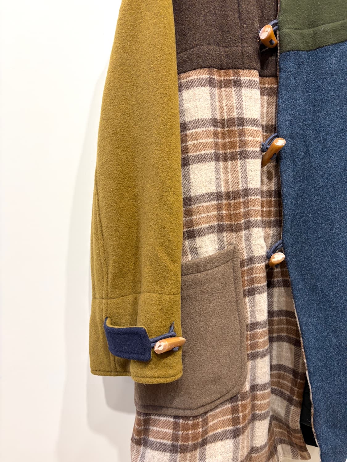 돌체앤가바나 멀티 체크 패치워크 더플 코트 상품이미지4