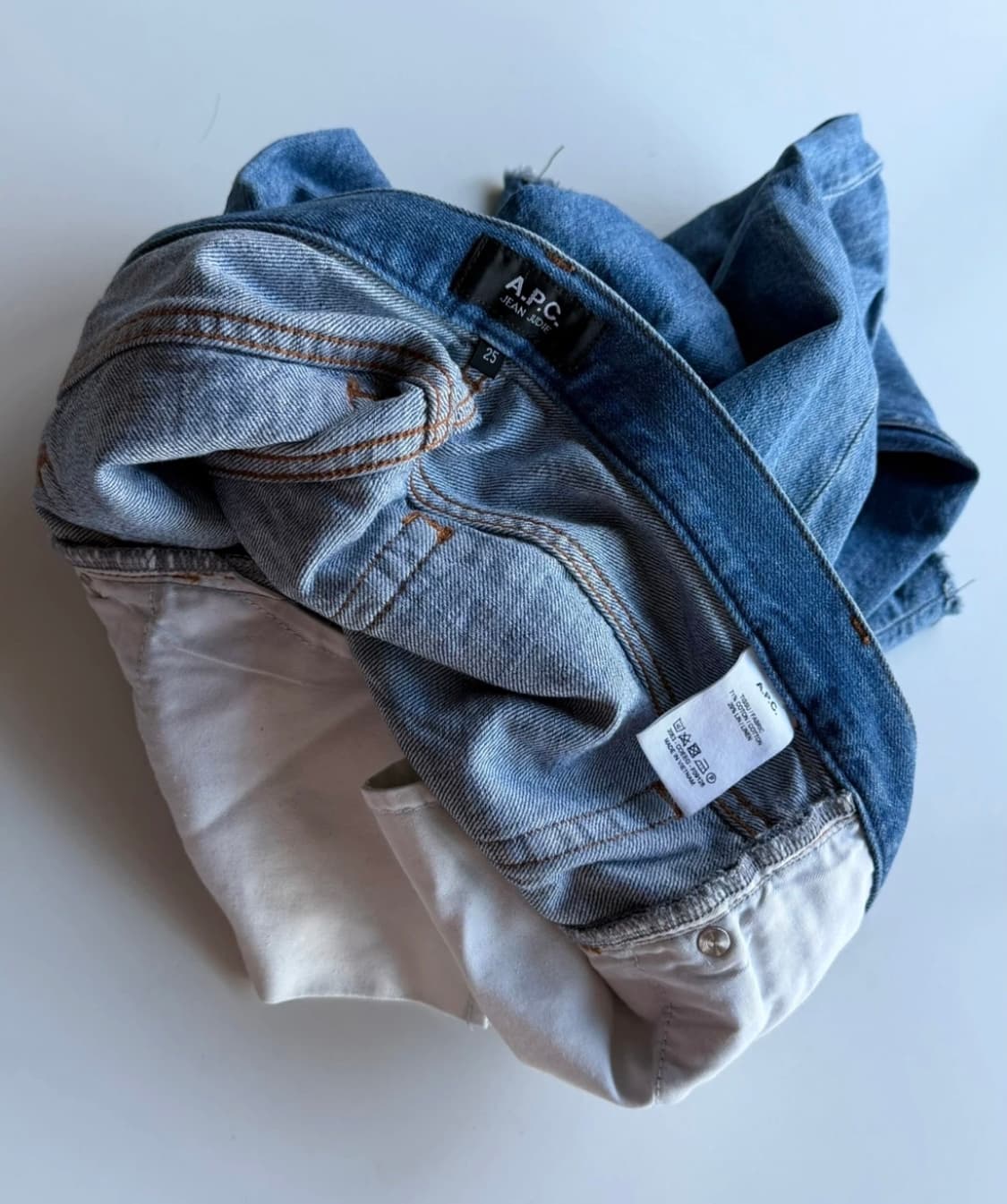 A.P.C 아페쎄 코튼린넨 데님 size 25 상품이미지2