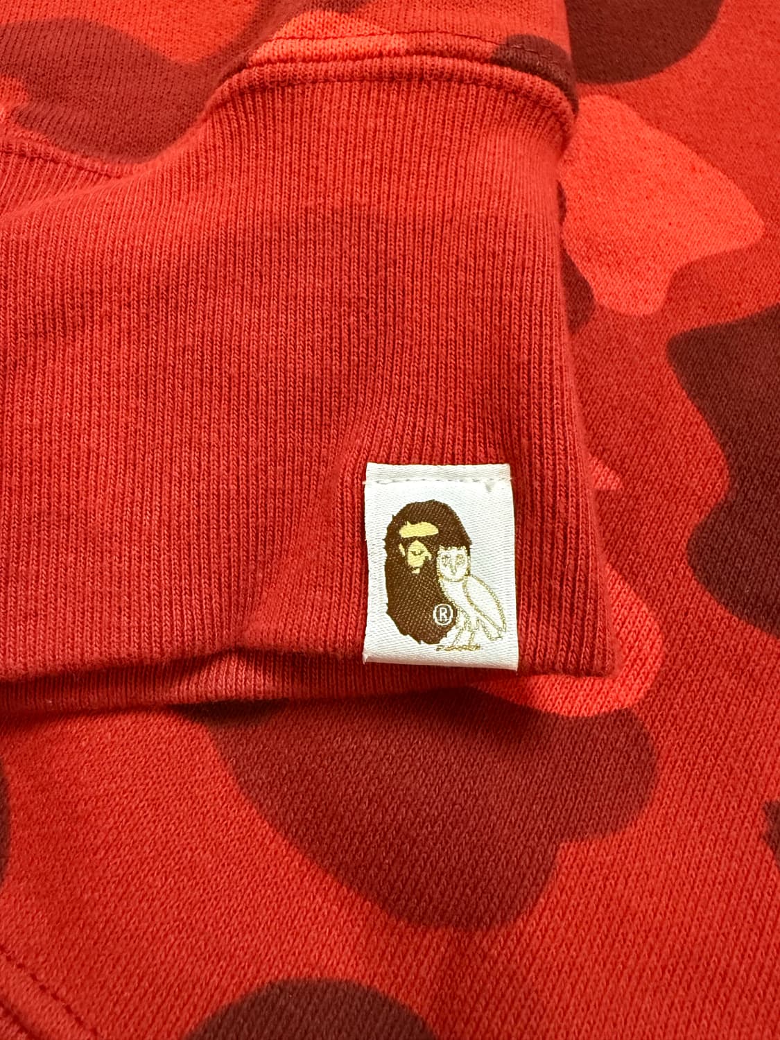 (XXL) FW20 베이프 x OVO 카모 크루넥 맨투맨 상품이미지4