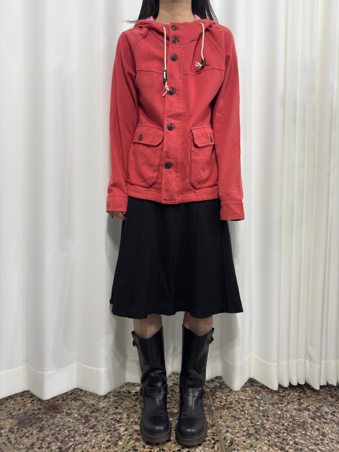 burberry blacklabel hood button jacket 상품이미지2