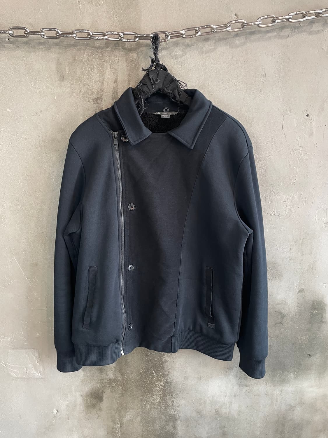 알마니 익스체인지 비대칭 집업 자켓 상품이미지1