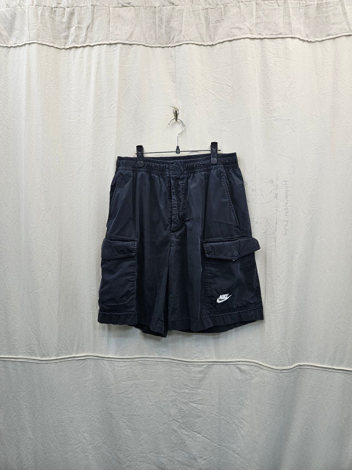 나이키 블랙 카고 반바지 상품이미지1