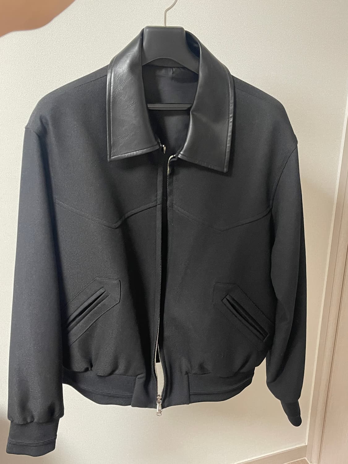 Hexagon welt blouson 상품이미지1