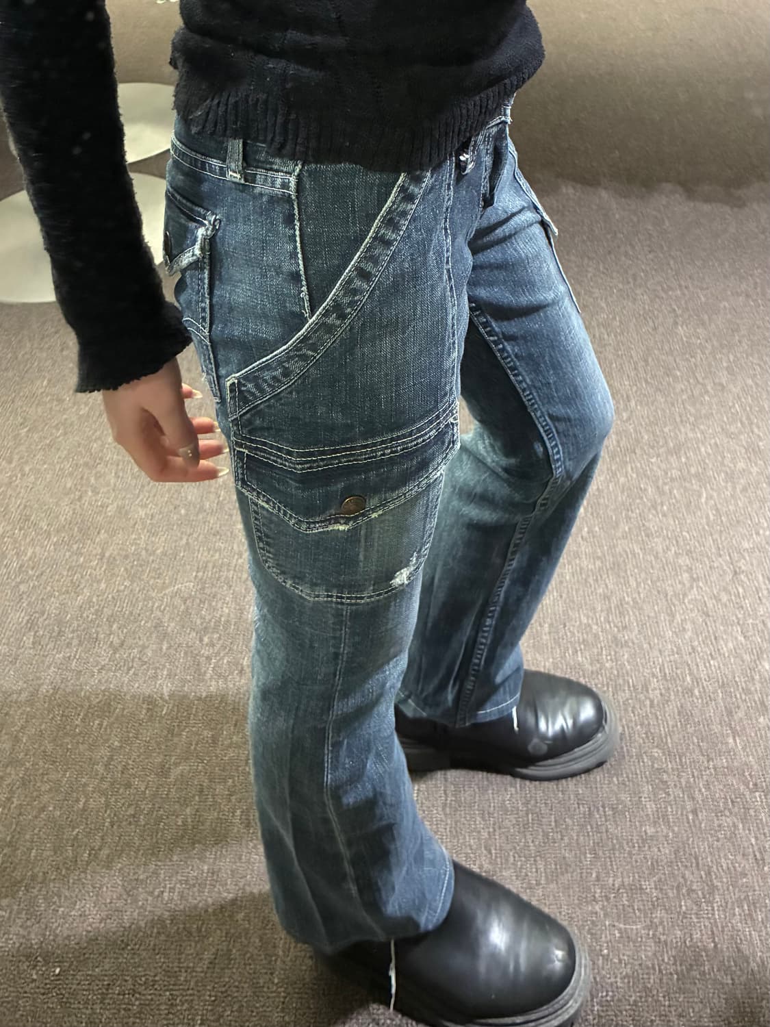 28)리바이스 빈티지 여성 y2k 카고 데님팬츠 상품이미지3