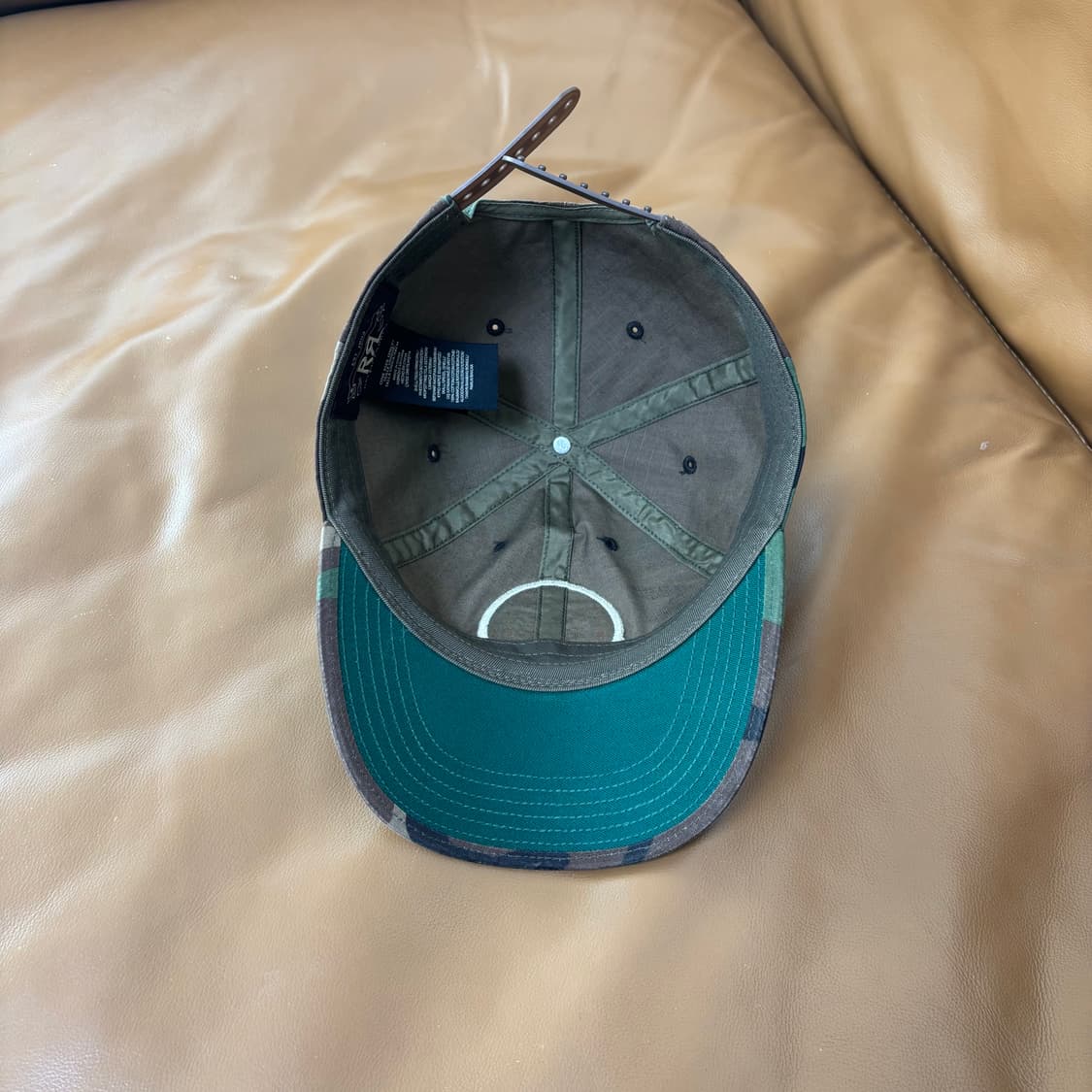 RRL 더블알엘 랄프로렌 폴로 카모 6패널 윙로고 볼캡 모자 (Camo) 상품이미지6